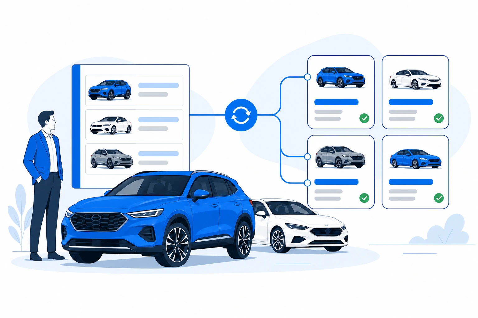 Dealership vehicles and online listings automatically synchronized from one inventory